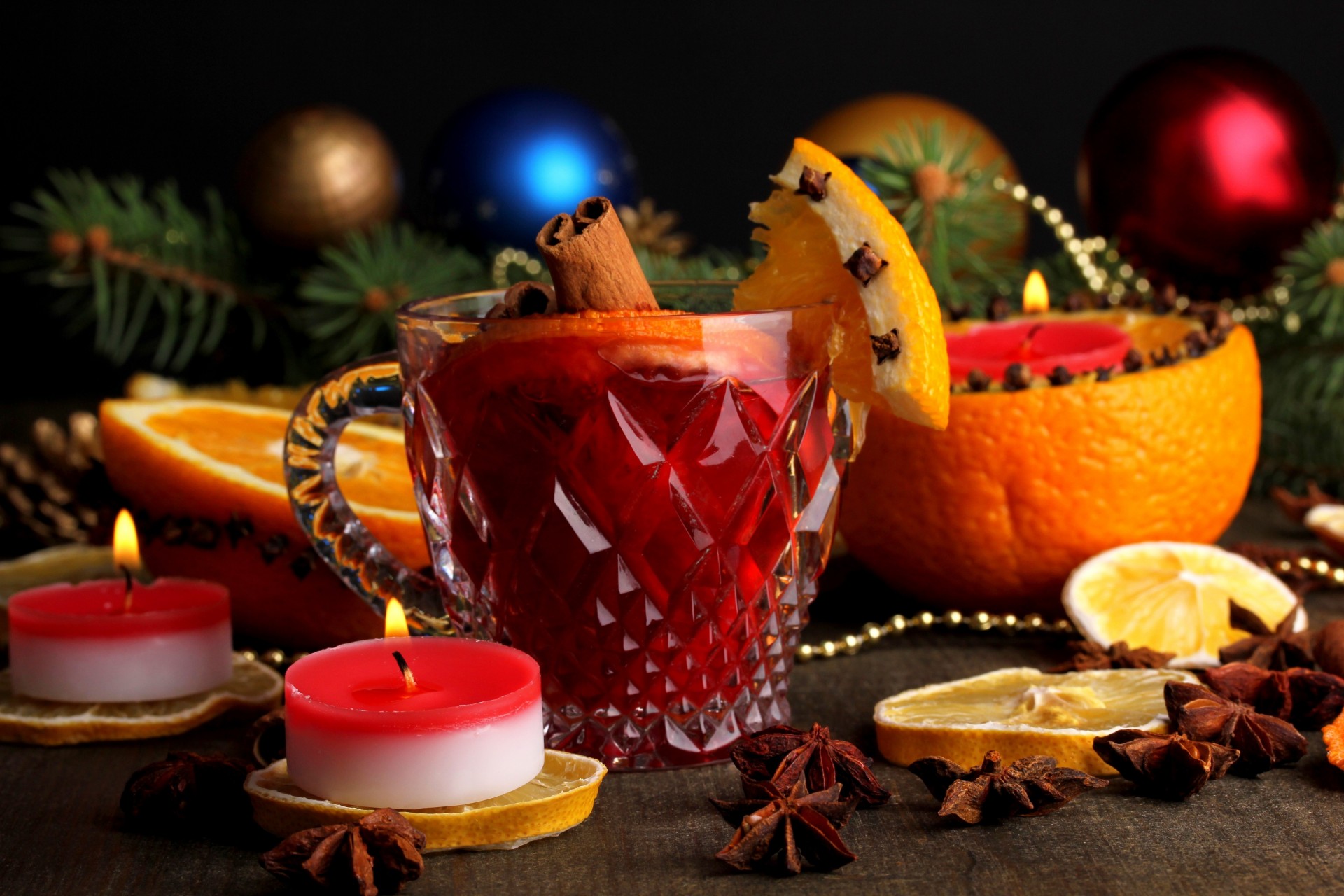 anise star anise mulled wine cup