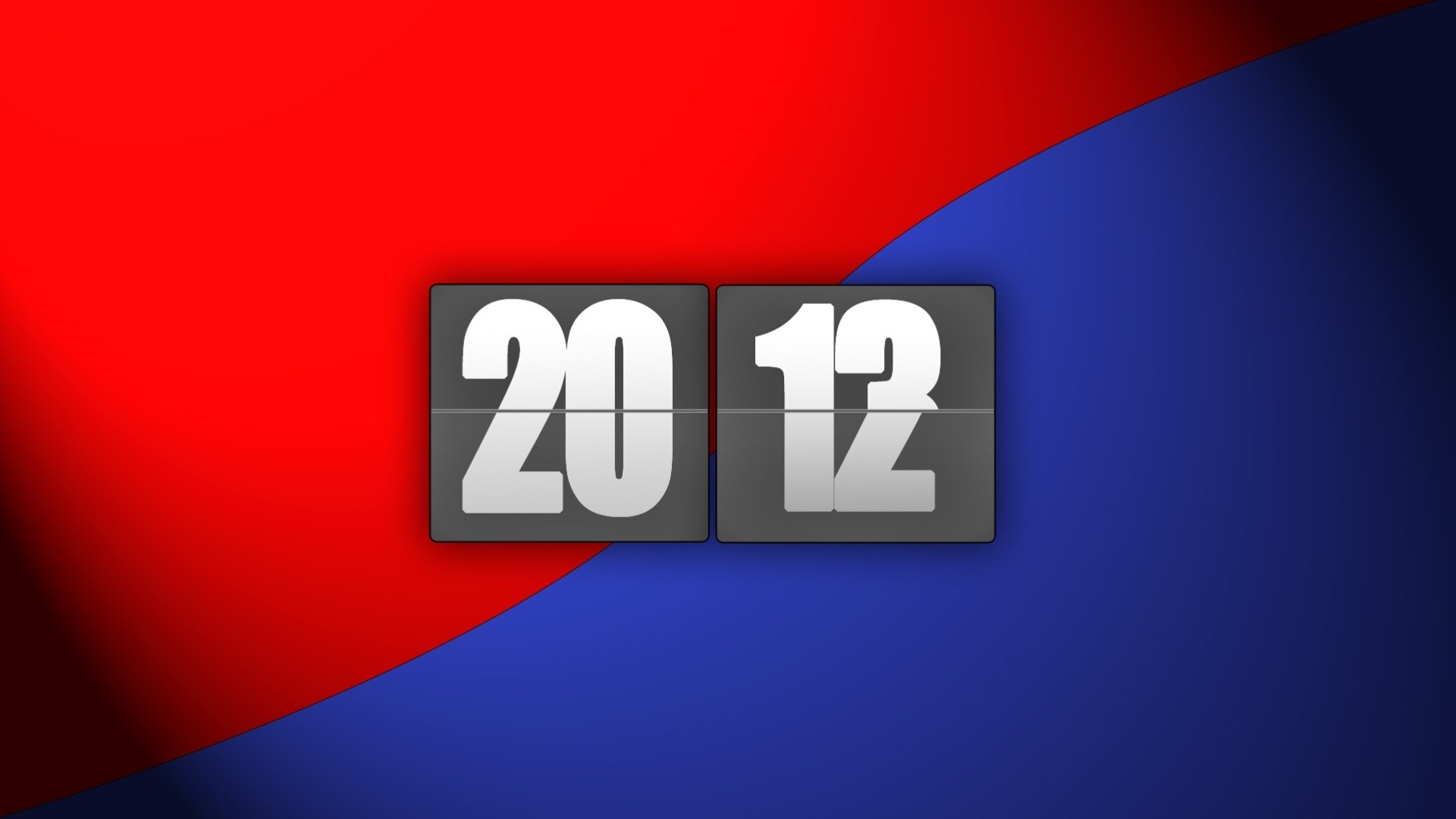 nouvel an 2013 bande bleu 2012 rouge