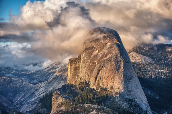 Национальный парк Йосемити вид сверху