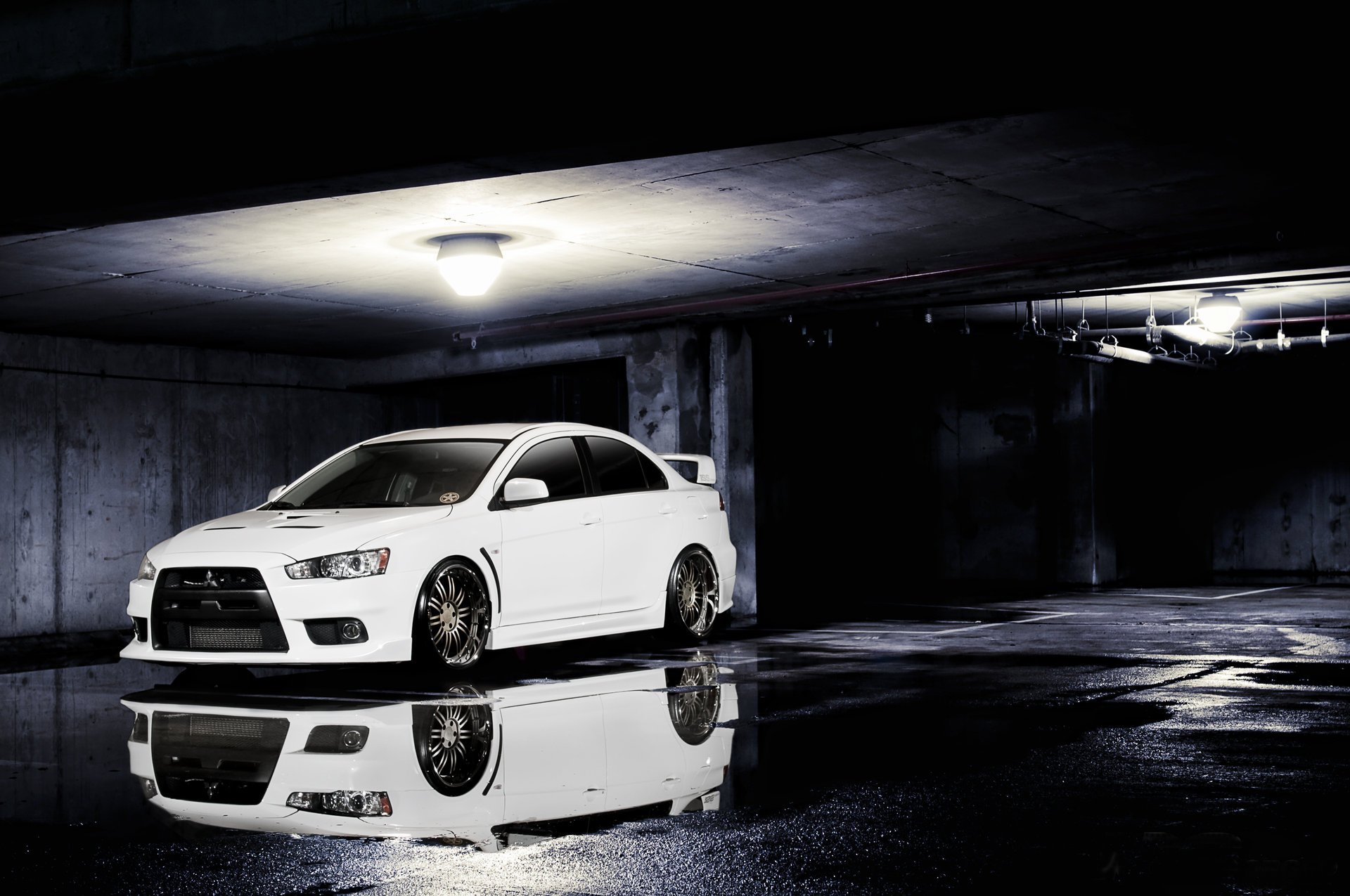 tein mitsubishi 10 white lancer эволюшн мицубиси лансер evolution