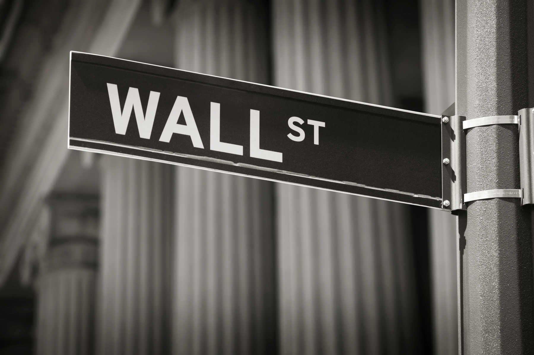 wall street schild schild