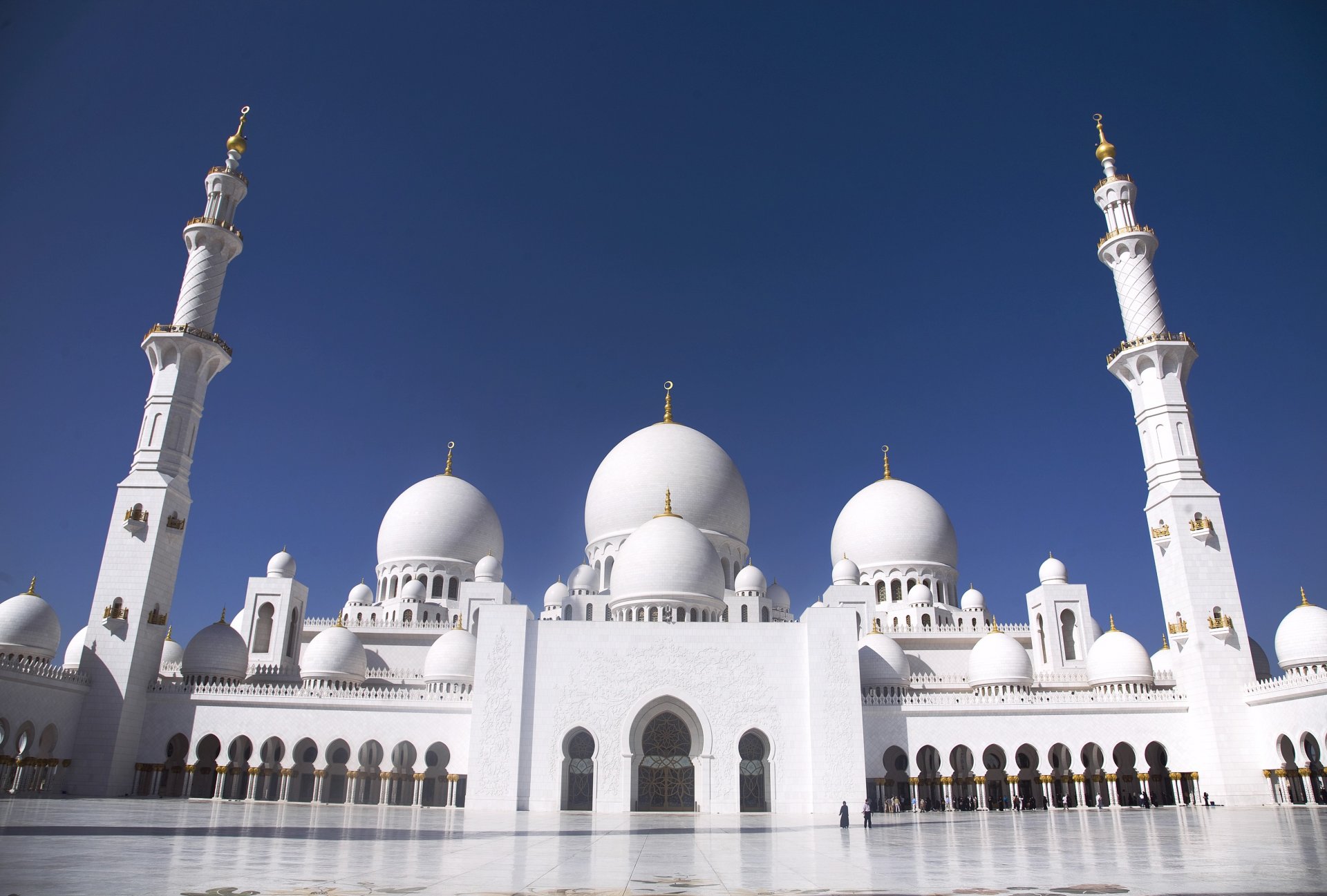 grande moschea abu dhabi moschea di sheikh zayed piazza archi