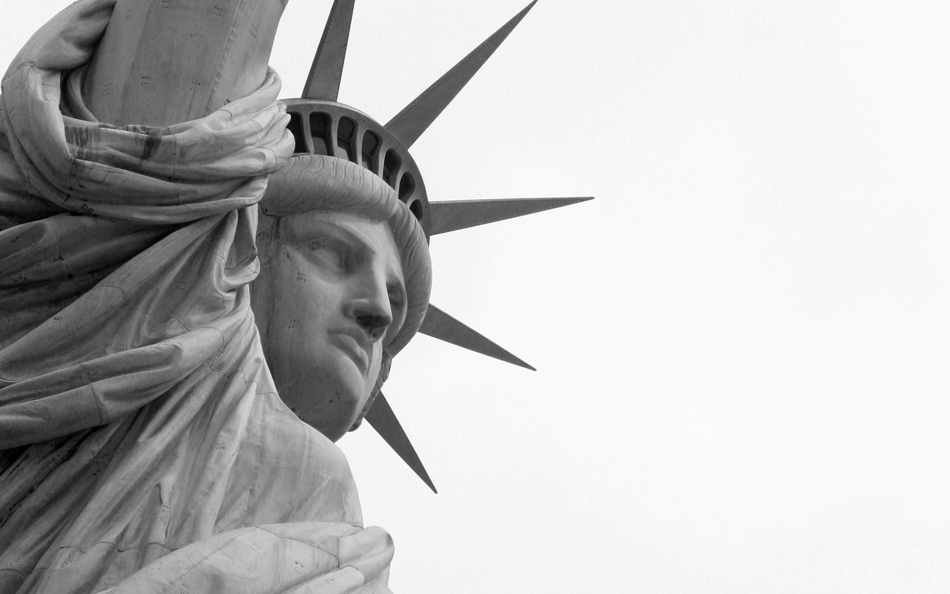 new york city freiheitsstatue nahaufnahme bw freiheit symbol usa amerika staaten