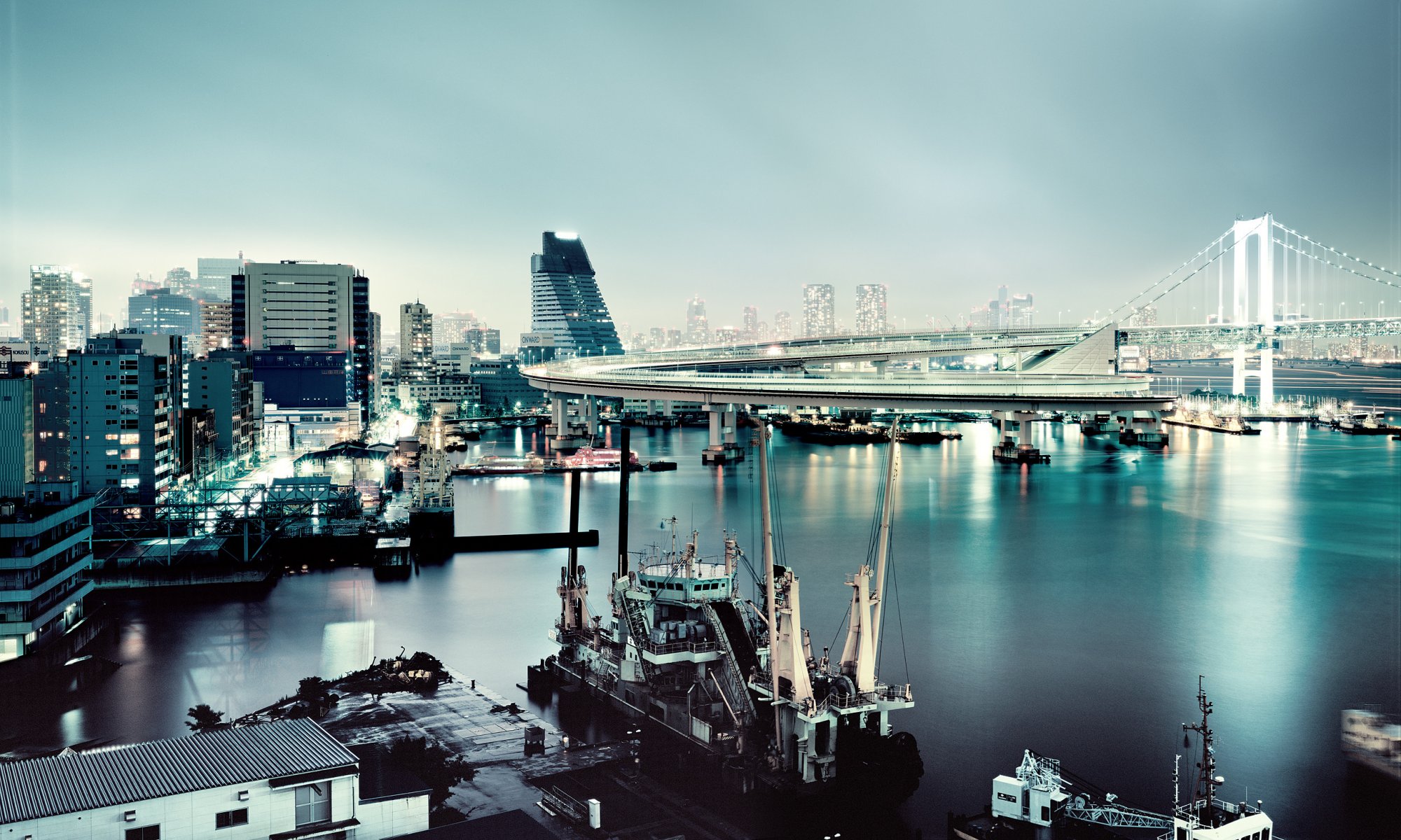 tokyo japan rainbow bridge