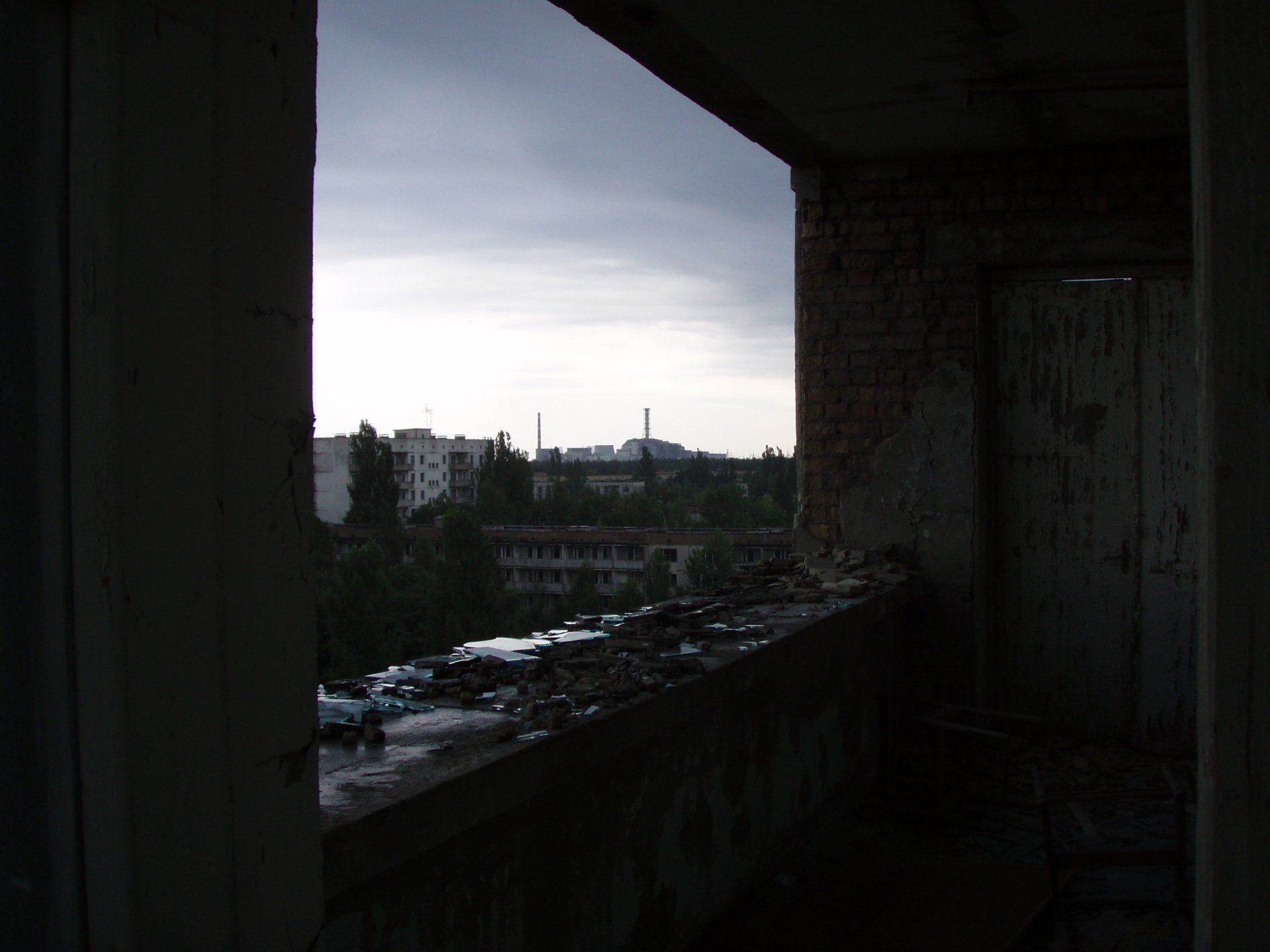 chernobyl nuclear power plant view