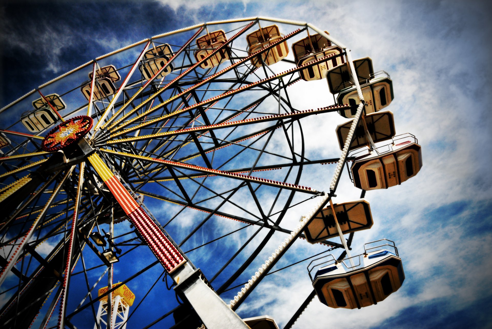 ferris wheel park sky