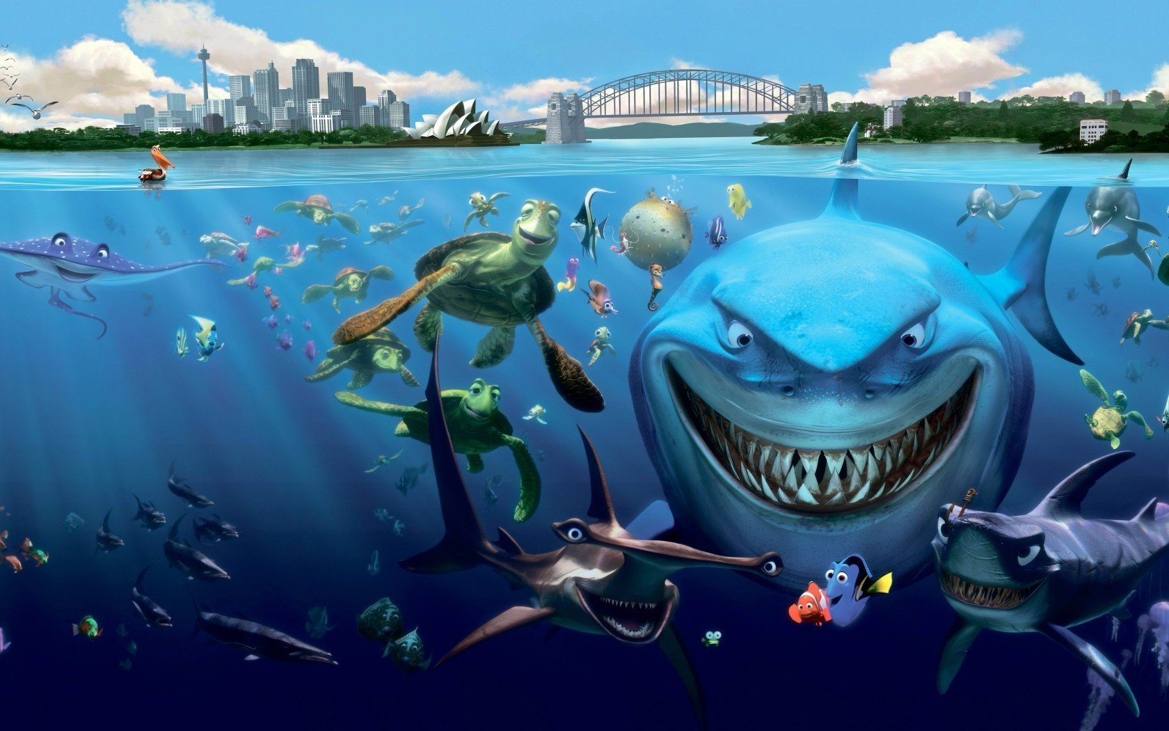 finding nemo unterwasser cartoon