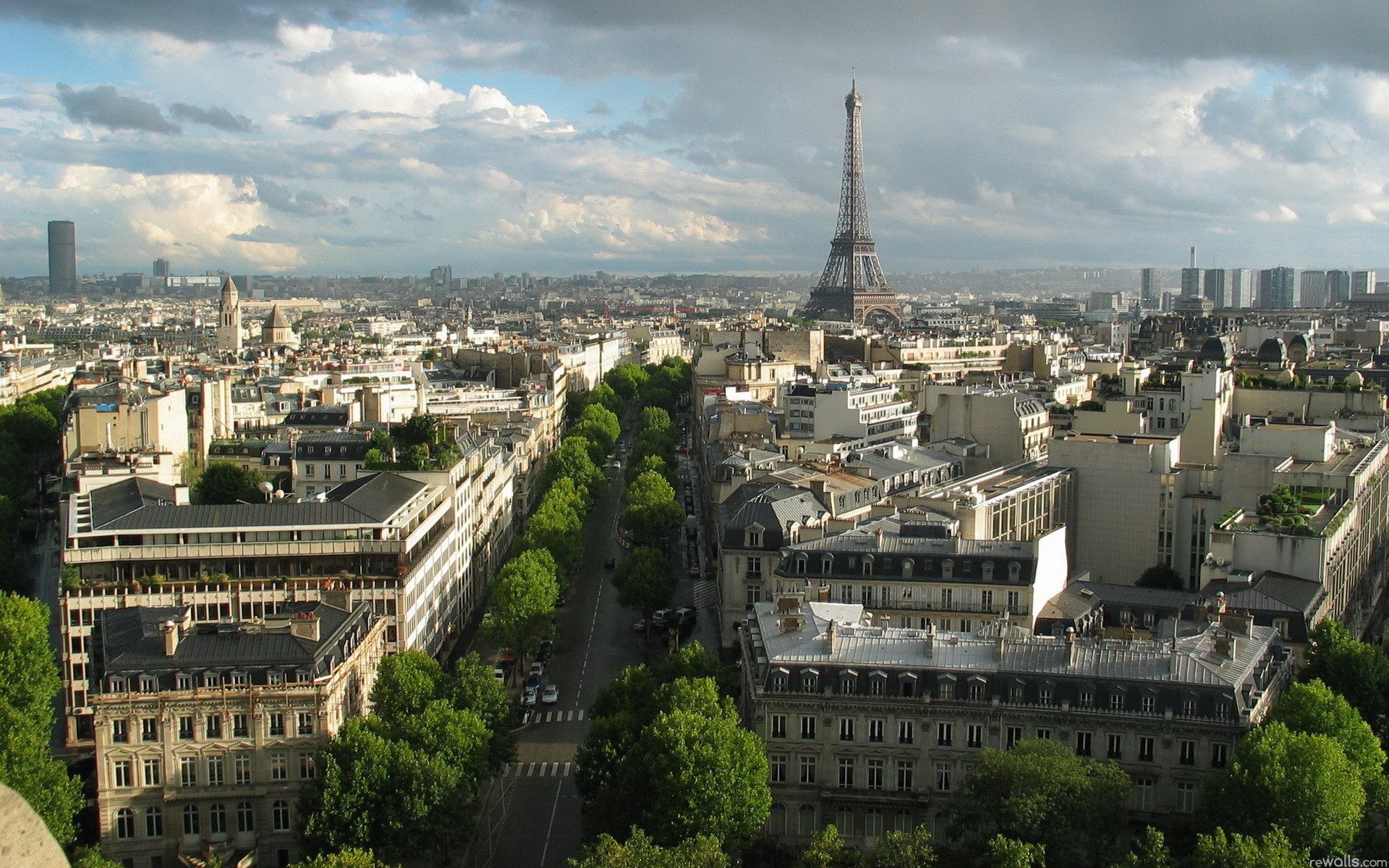 frankreich paris eiffelturm stadt straßen