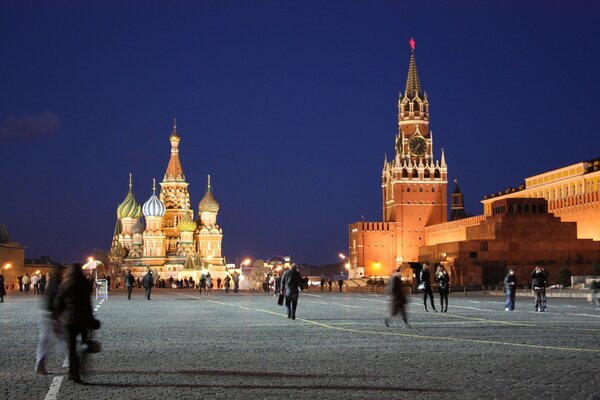 Place rouge à Moscou Russie