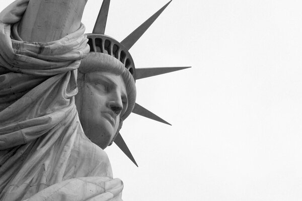 Statue de la liberté gros plan