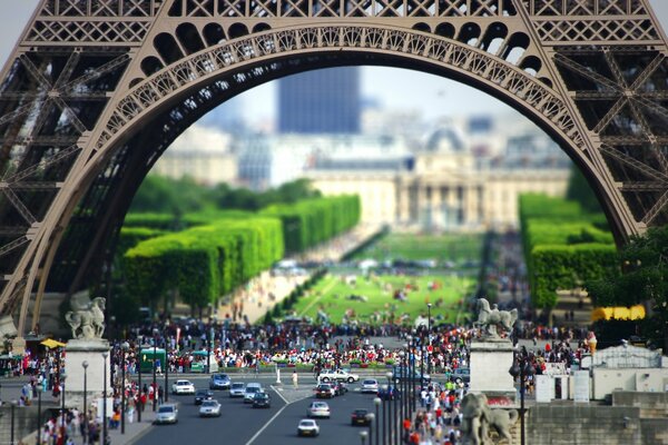 Eiffelturm in Paris Frankreich