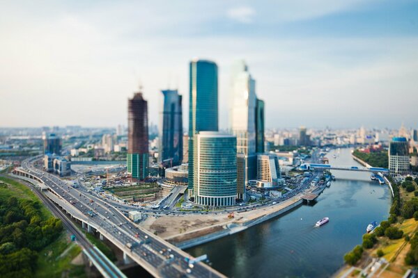 La increíble ciudad de Moscú y sus carreteras