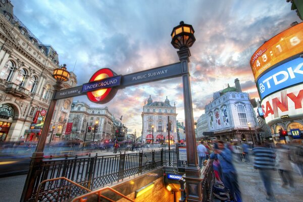 Fond de paysage urbain de Londres