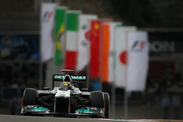 Misael Schumacher ist Mitglied der Formel 1. Belgien 2011