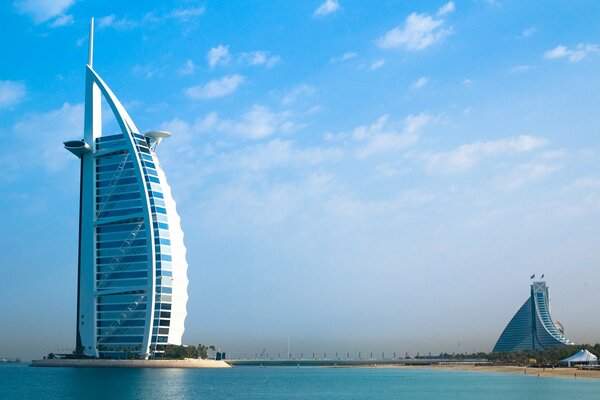 Das Burj al Arab Hotel in Dubai