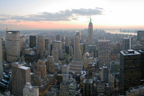 Manhattan, foto a Volo d uccello