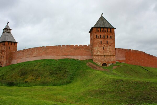 Der alte Kreml in Weliki Nowgorod