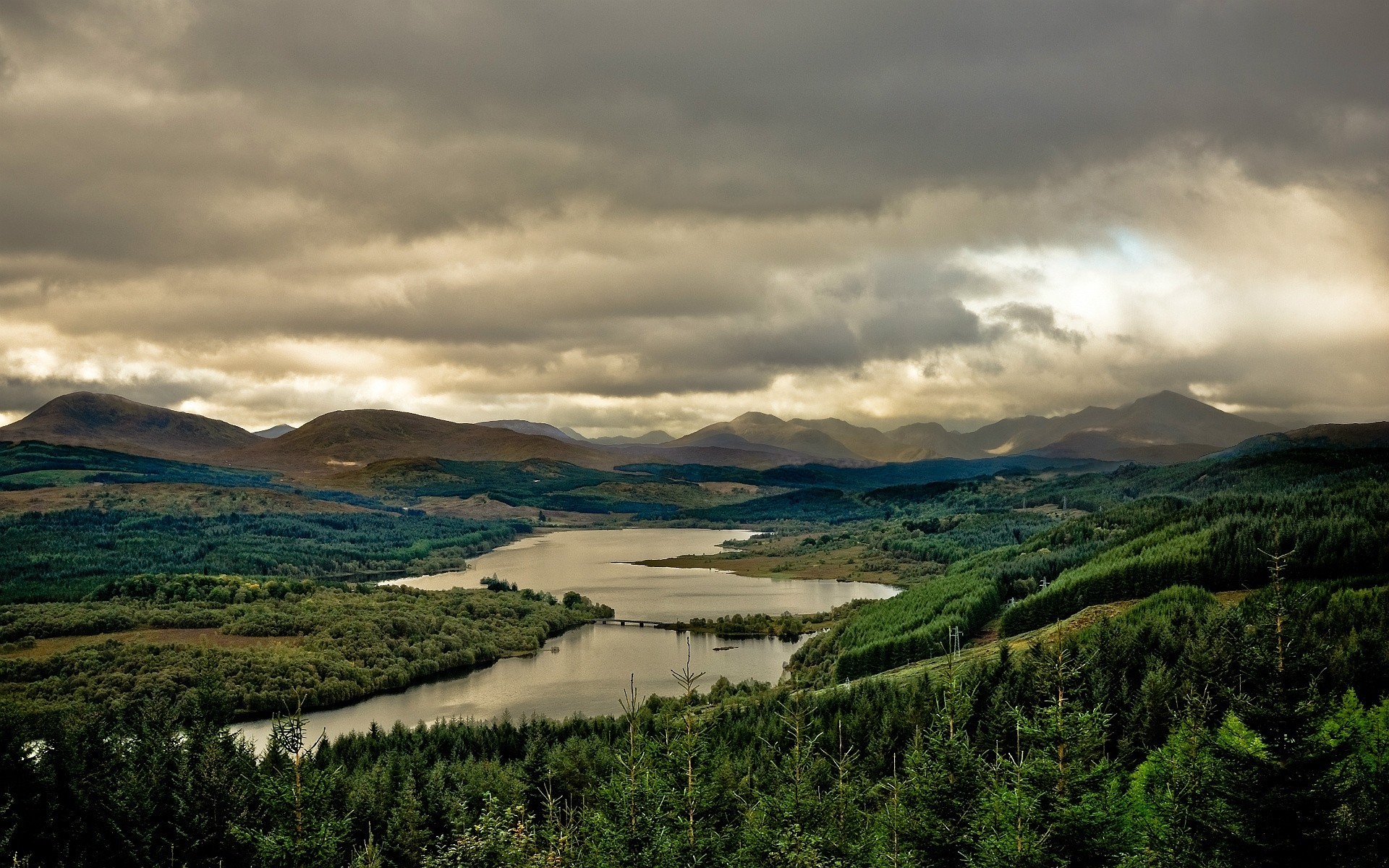 großbritannien see schottland loch harry