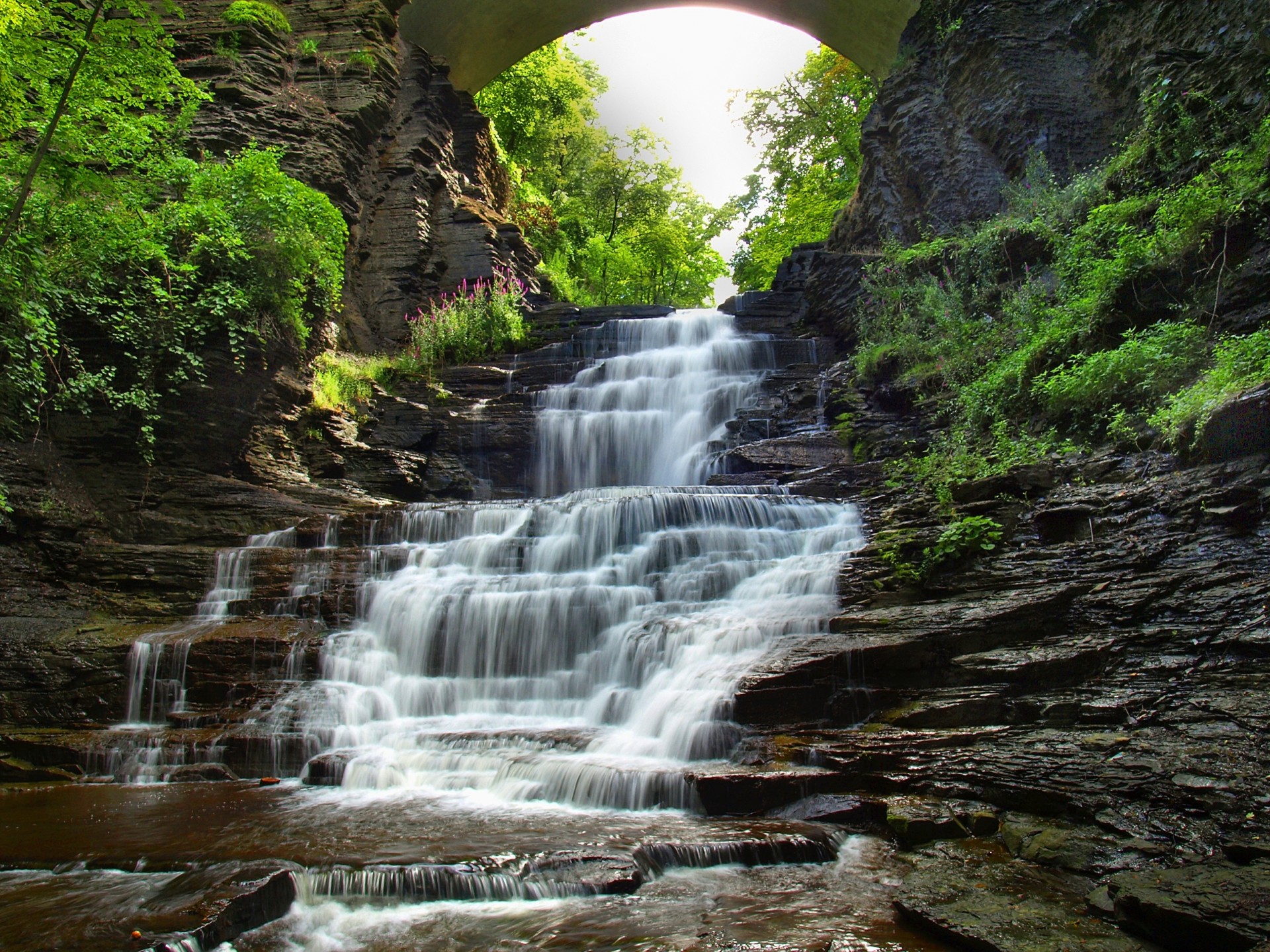 arc cascade rivière cascade