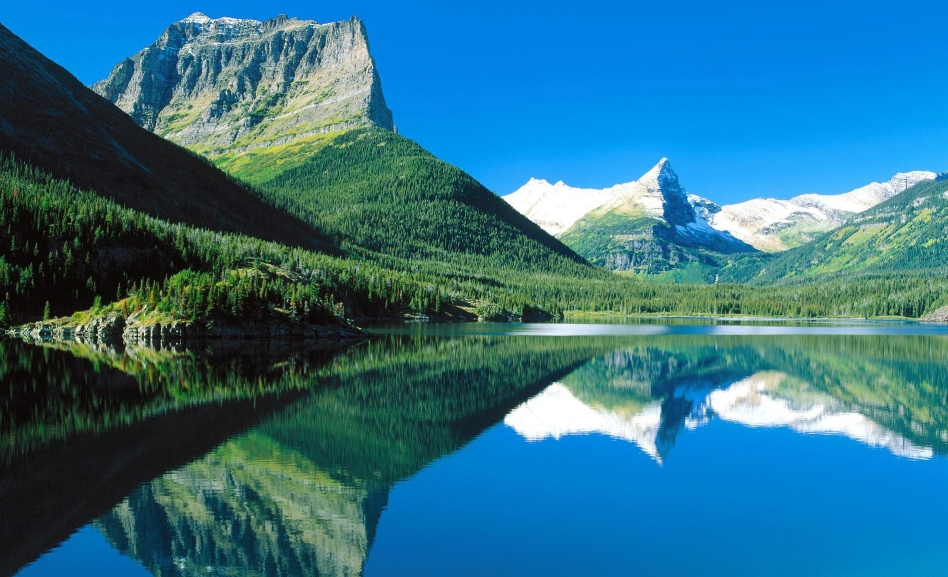 paesaggio natura riflessione lago foresta montagna