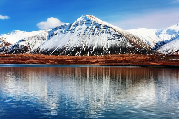 Montagnes et volcans en Islande