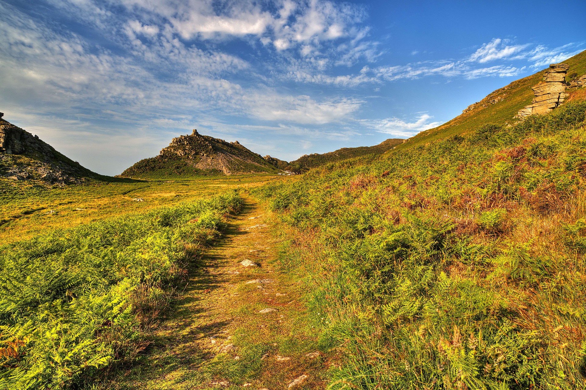 united kingdom landscape exmoor