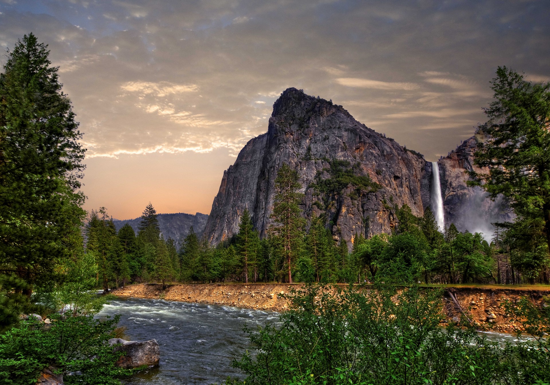 stany zjednoczone krajobraz park narodowy yosemite