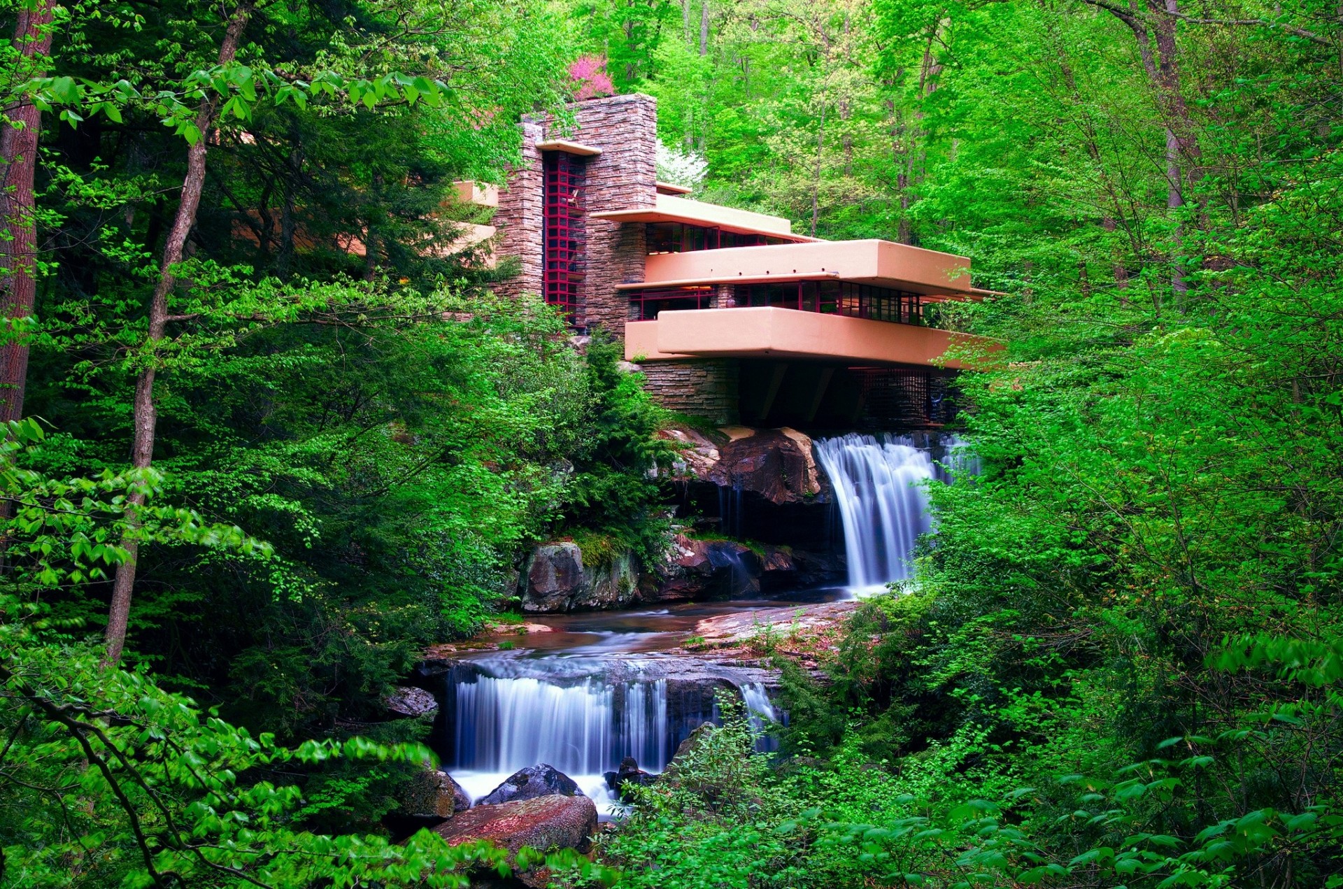 arquitectura naturaleza árboles bosque casa mayo primavera