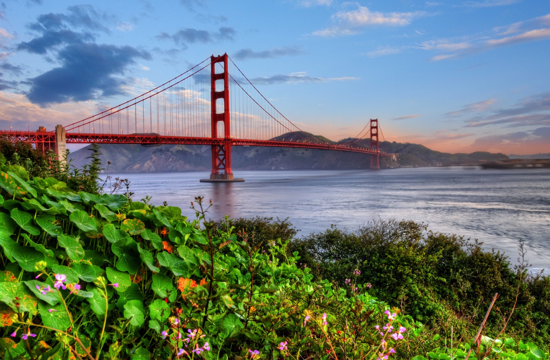 an francisco landscape bridge golden gate