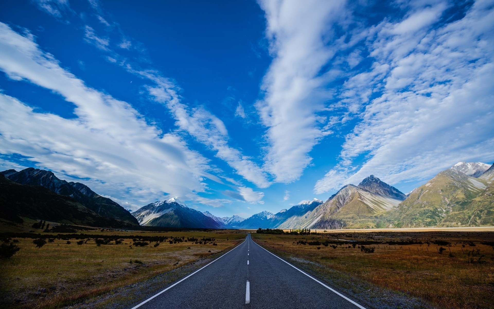 marcatura cielo strada sentiero