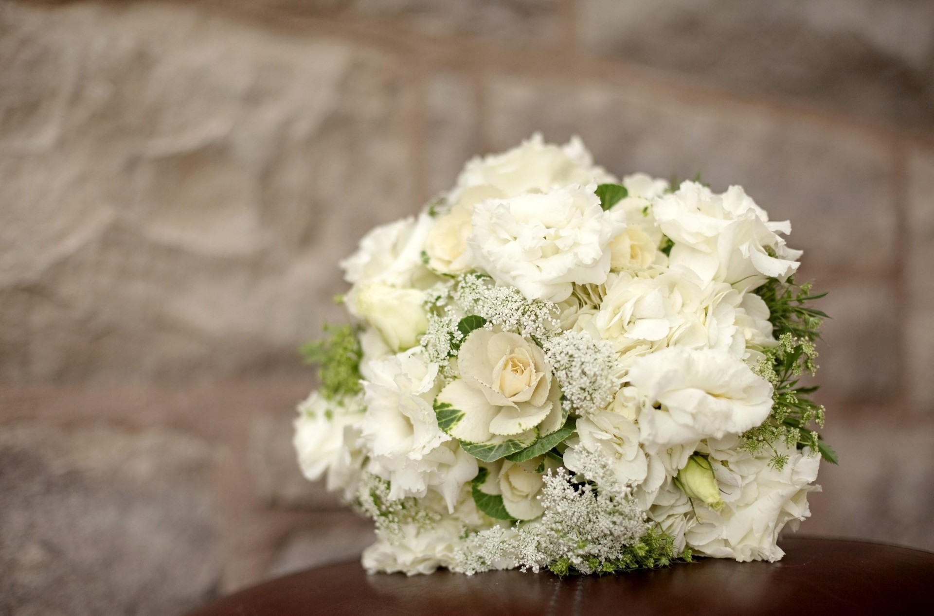 bouquet white hydrangea