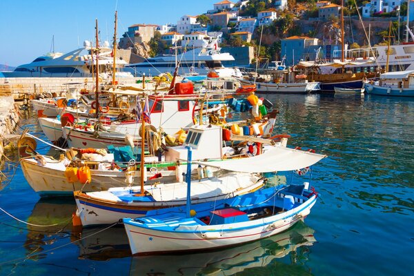 Pier on the sea of Greece