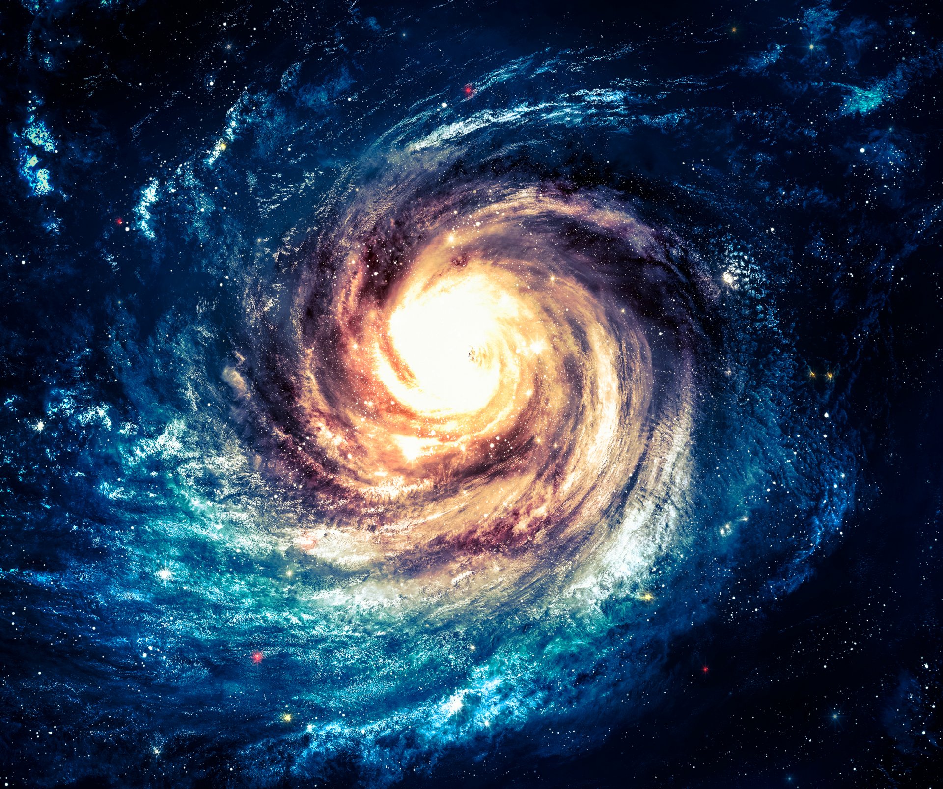 universe galaxy spiral sky star