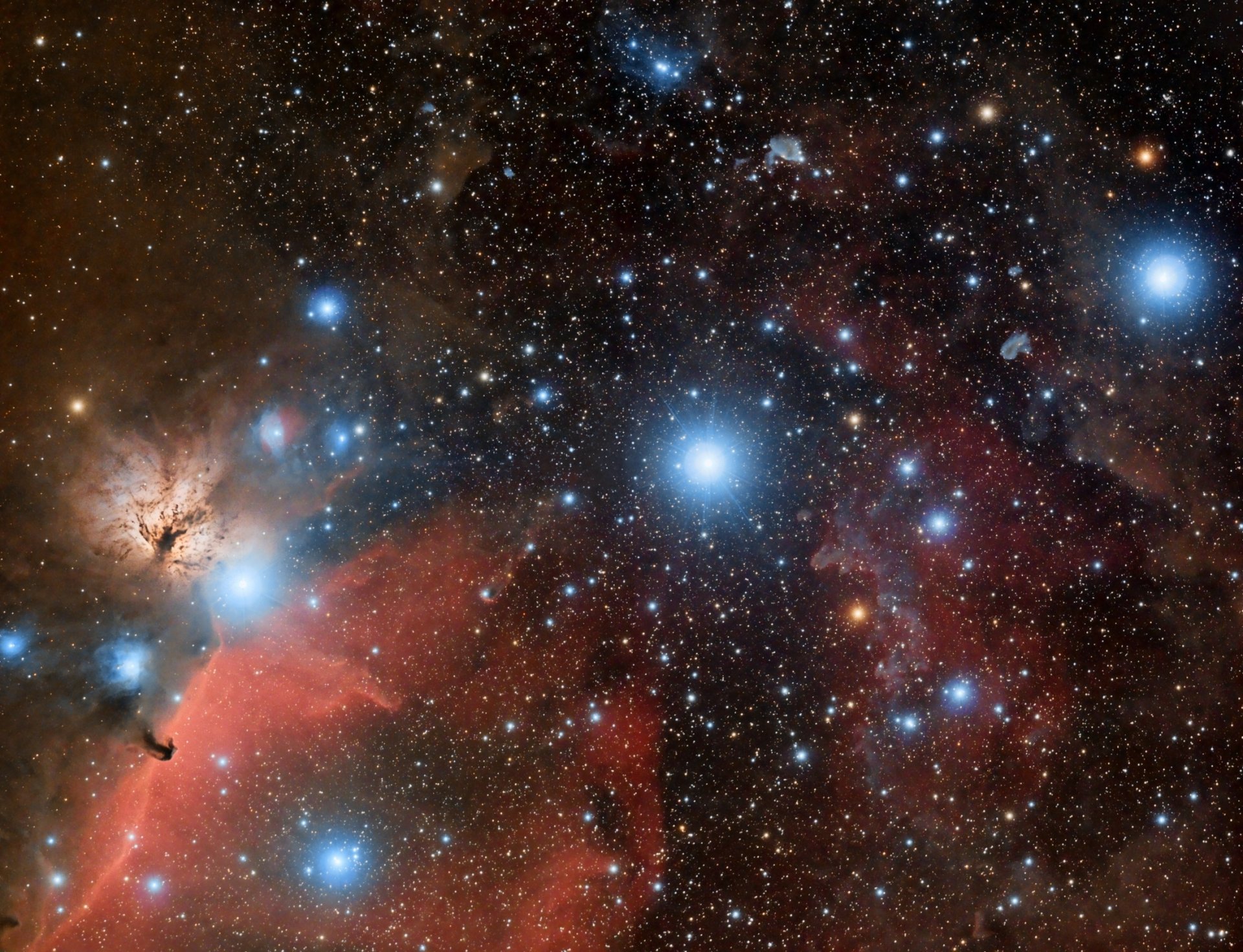 estrellas nebulosa espacio