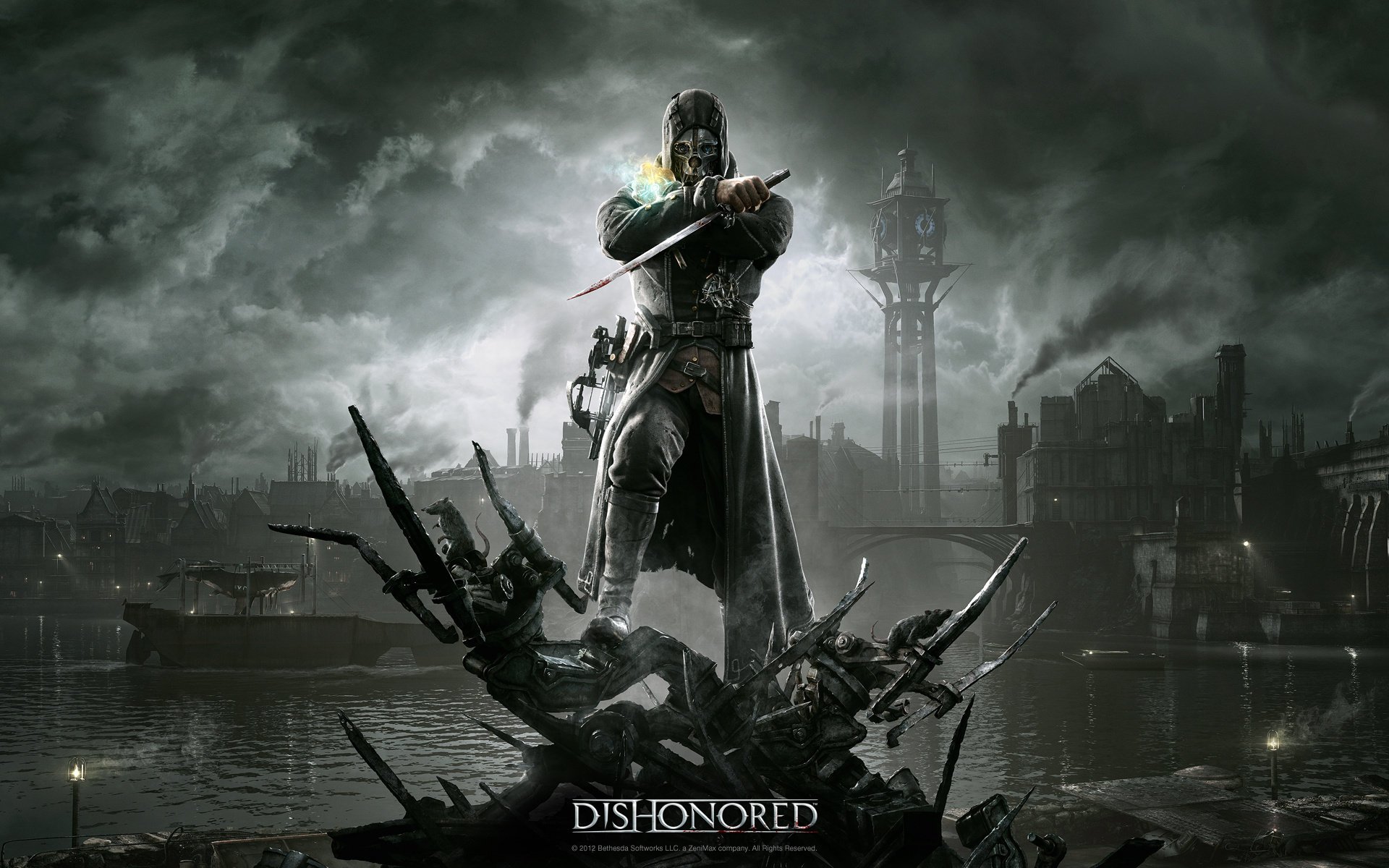 dishonored corvo attano game gra gra wideo postać