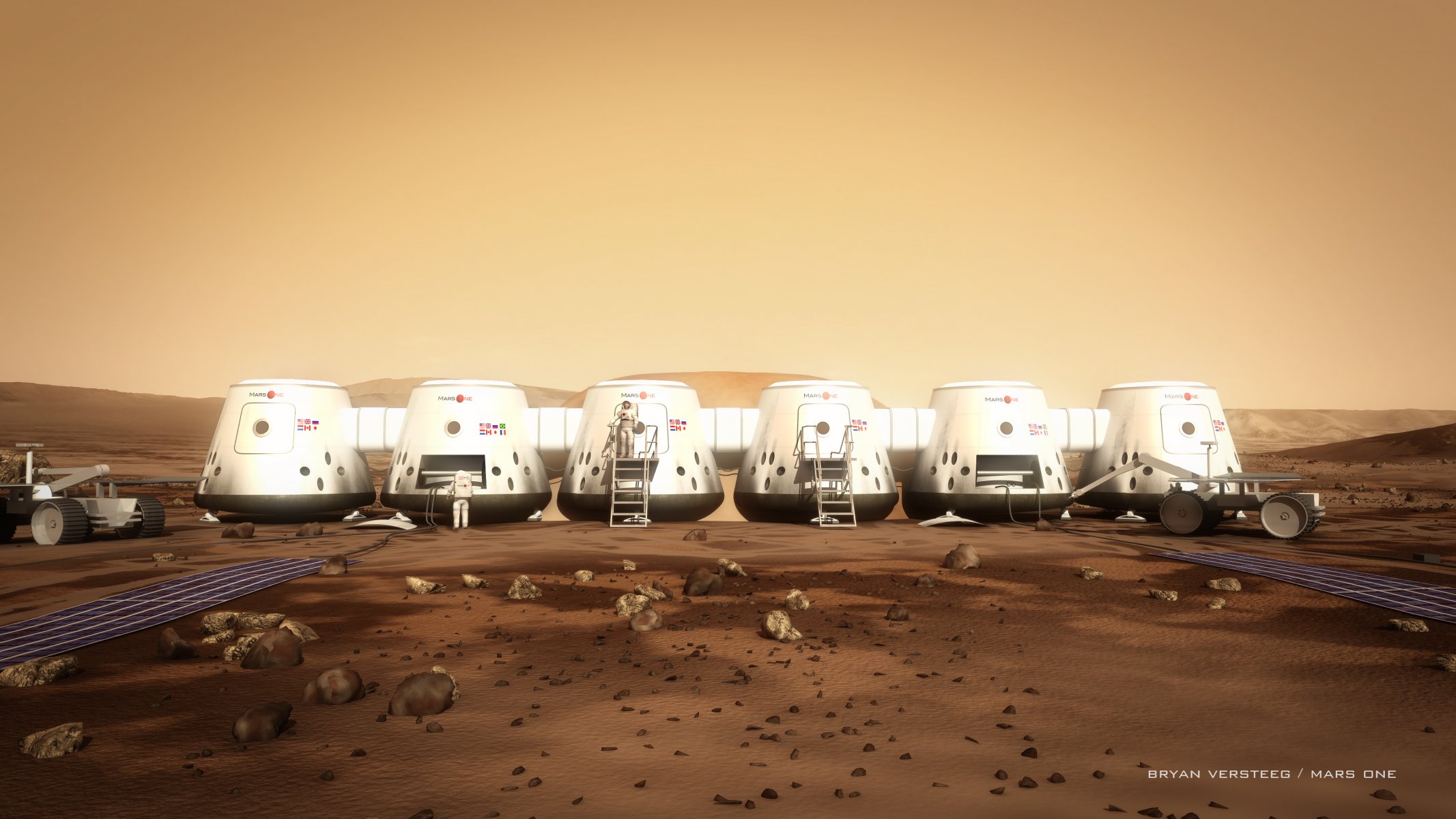 mars mars one astronautes modules rover sol pierres