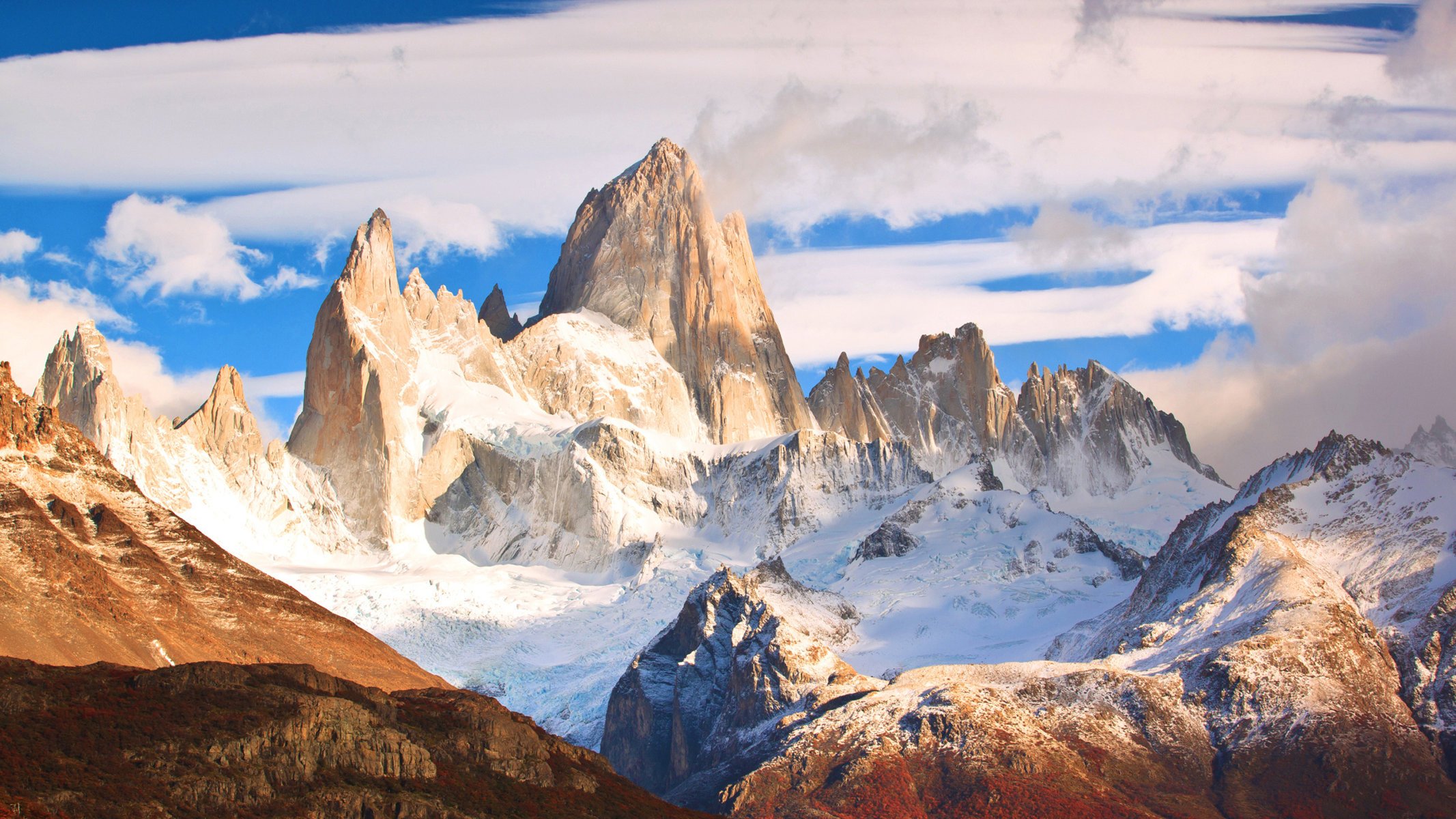 montagna neve paesaggio