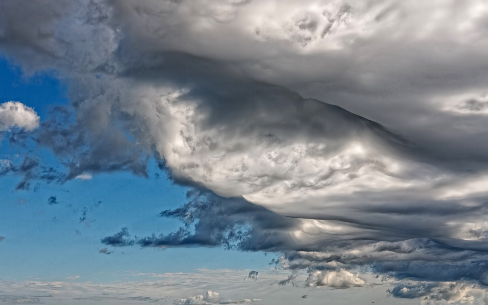 cielo tormenta nubes