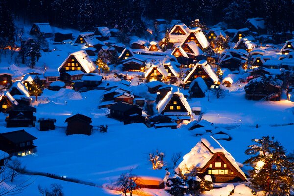 Piccola città di Capodanno