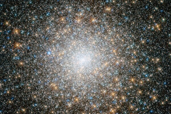 A cluster of dizzying stars in zero gravity