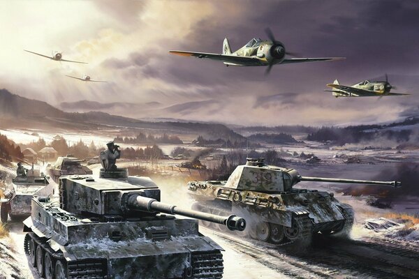 Tiger tanks in World War II