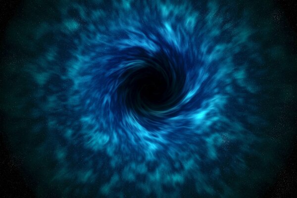 Fantástico agujero negro atractivo