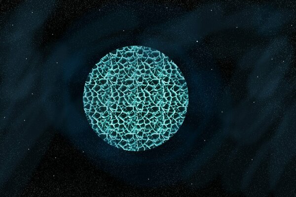 Фотошоп космоса с огромным взрывом частиц