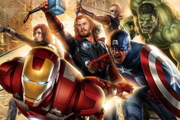 Super-héros: Iron Man, Spider - Man et autres