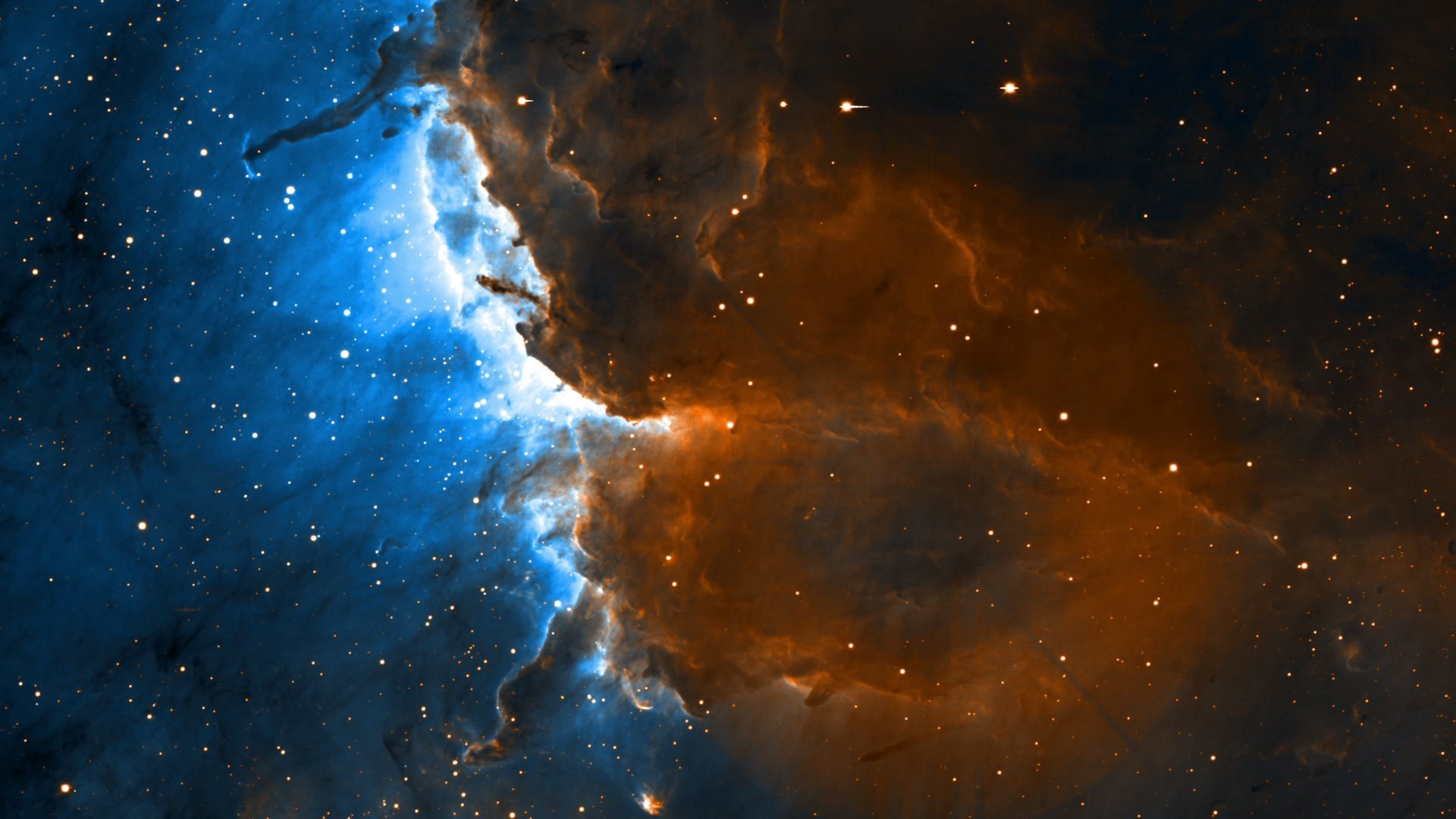 cosmos hubble nebulosa estrellas formación estelar