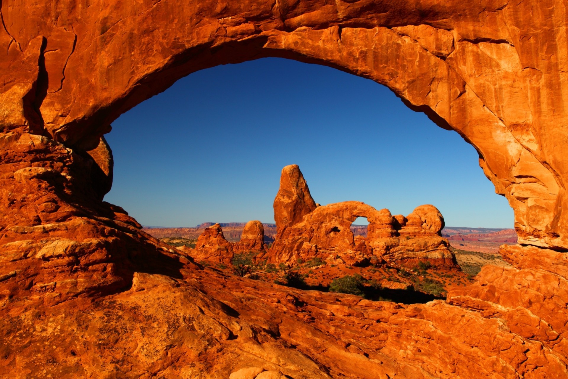 arch utah nationalpark berge landschaft