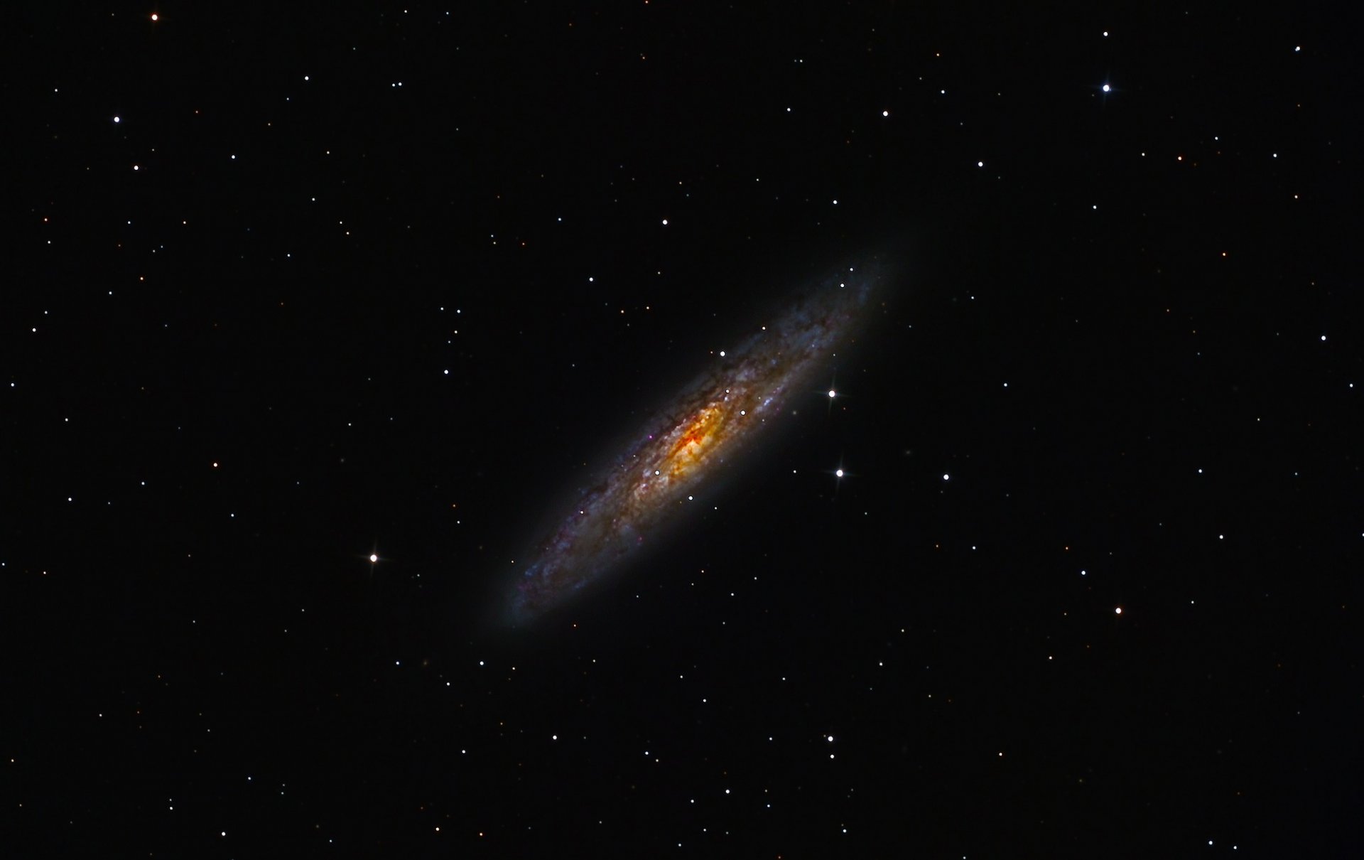 raum galaxie bildhauer galaxy ngc 253 sterne