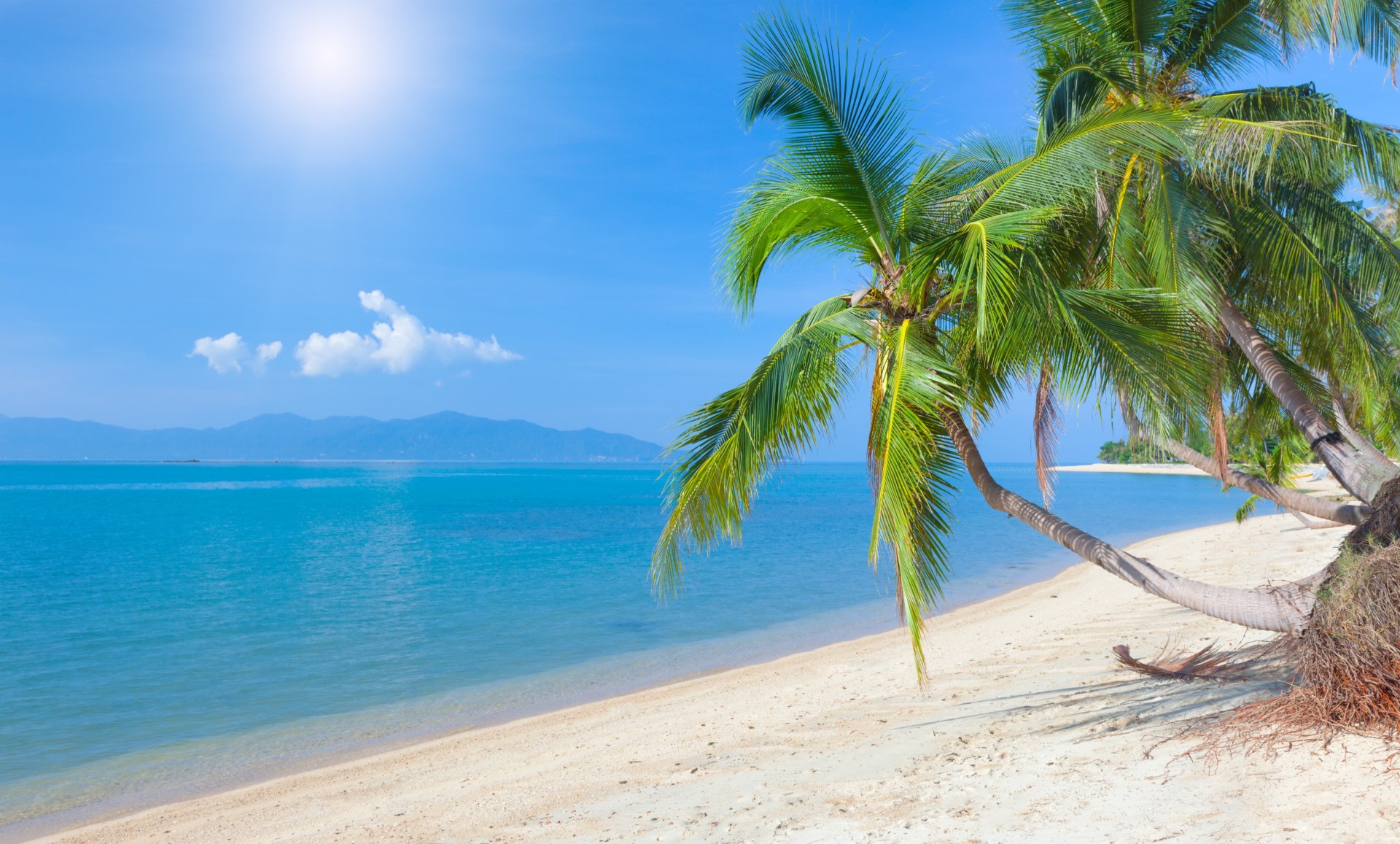 ky sunlight clouds sea the tropical beach nature