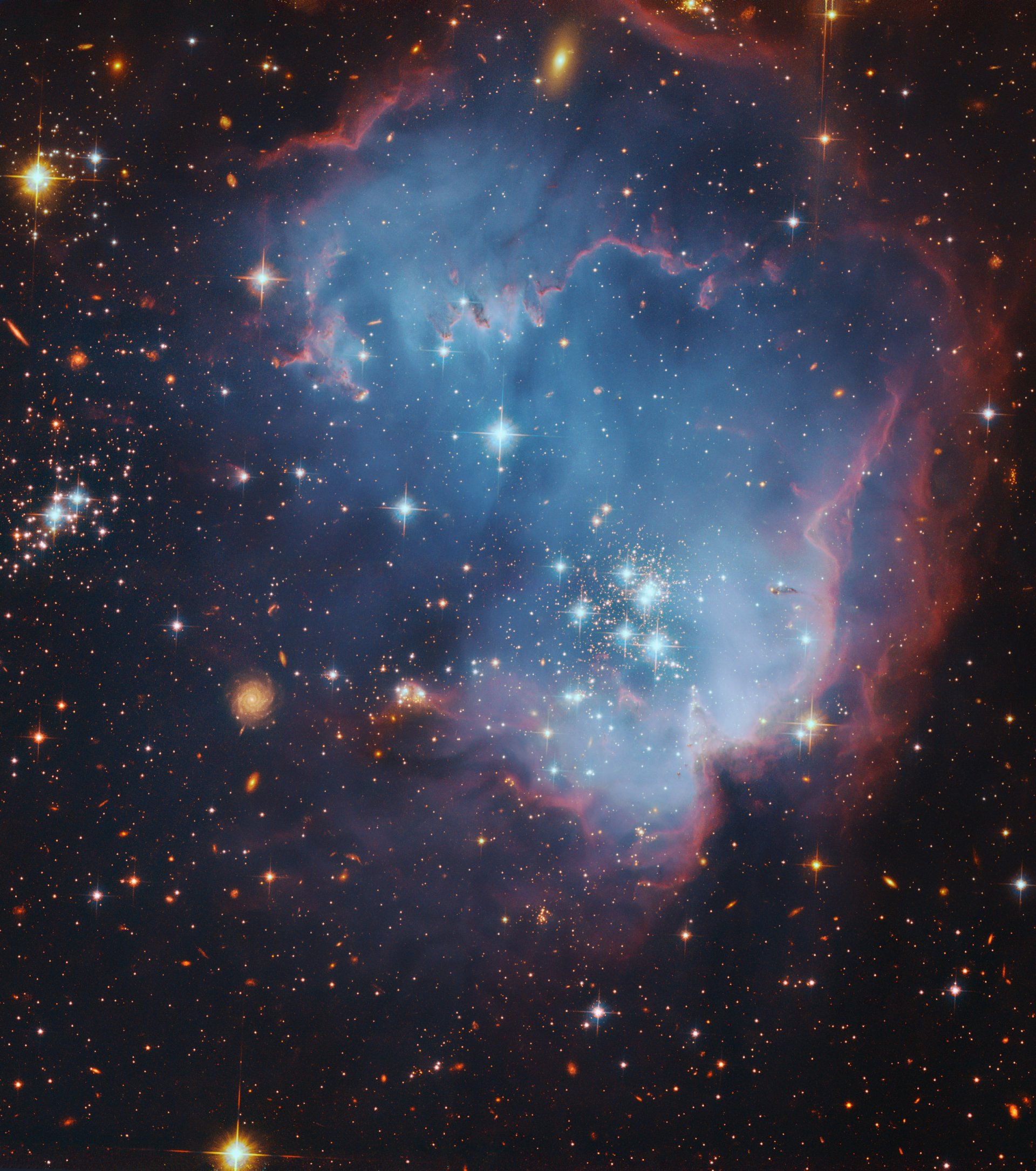 cosmos nebula stars galaxies star formation pleiade