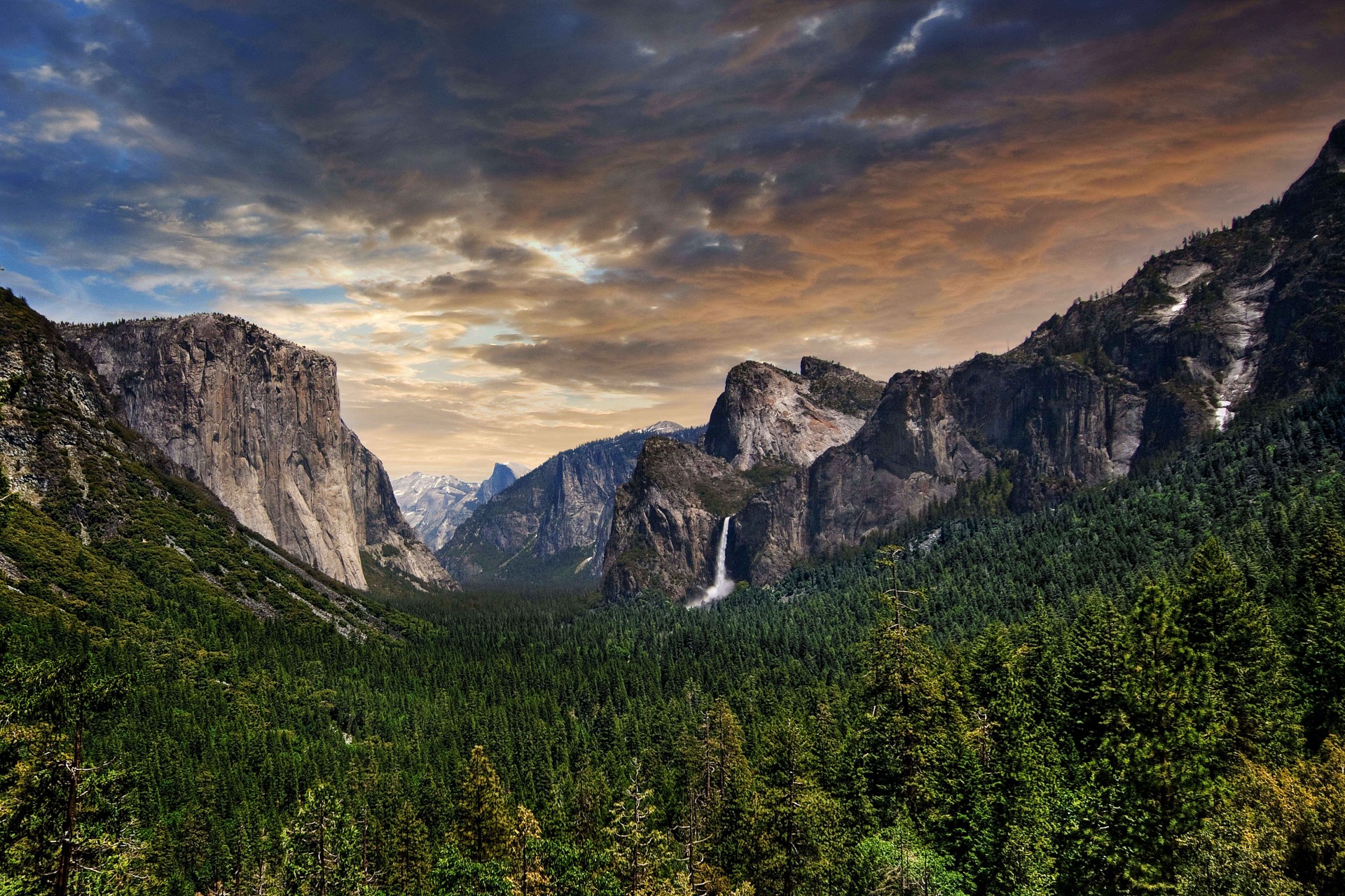 stany zjednoczone krajobraz park narodowy yosemite